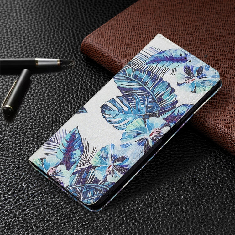 For Xiaomi Poco M3 Pro / Redmi Note 10 5G Colored Drawing Pattern Invisible Magnetic Horizontal Flip PU Leather Case with Holder & Card Slots & Wallet