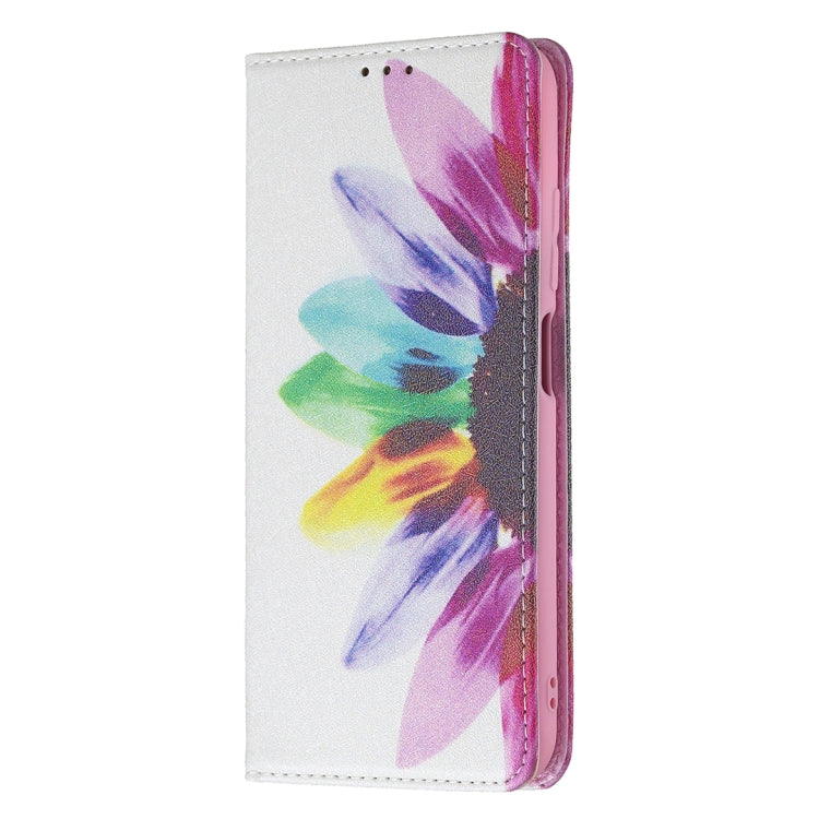 For Xiaomi Poco M3 Pro / Redmi Note 10 5G Colored Drawing Pattern Invisible Magnetic Horizontal Flip PU Leather Case with Holder & Card Slots & Wallet