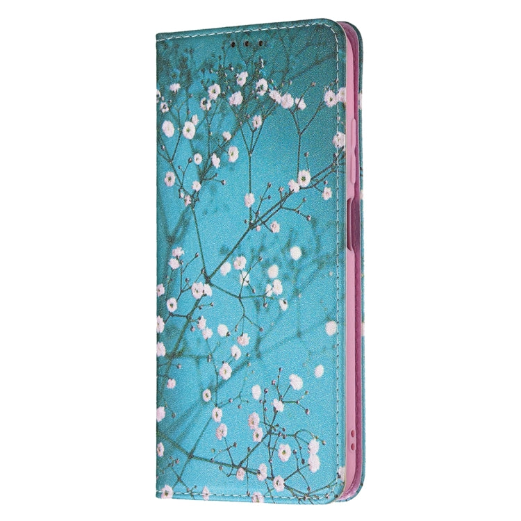 For Xiaomi Poco M3 Pro / Redmi Note 10 5G Colored Drawing Pattern Invisible Magnetic Horizontal Flip PU Leather Case with Holder & Card Slots & Wallet