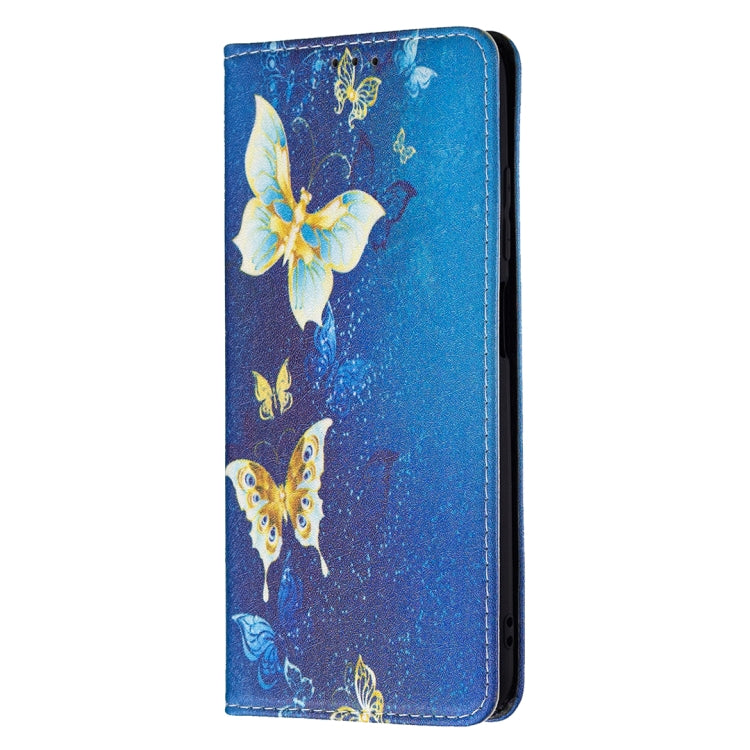 For Xiaomi Poco M3 Pro / Redmi Note 10 5G Colored Drawing Pattern Invisible Magnetic Horizontal Flip PU Leather Case with Holder & Card Slots & Wallet