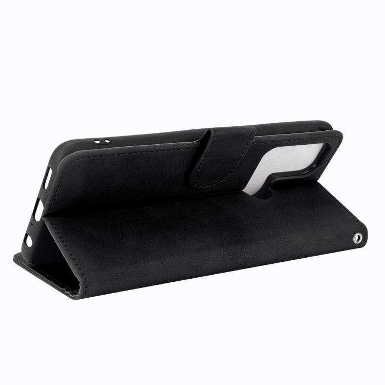 For OPPO Reno5 A(Japan) Solid Color Skin Feel Magnetic Buckle Horizontal Flip Calf Texture PU Leather Case with Holder & Card Slots & Wallet