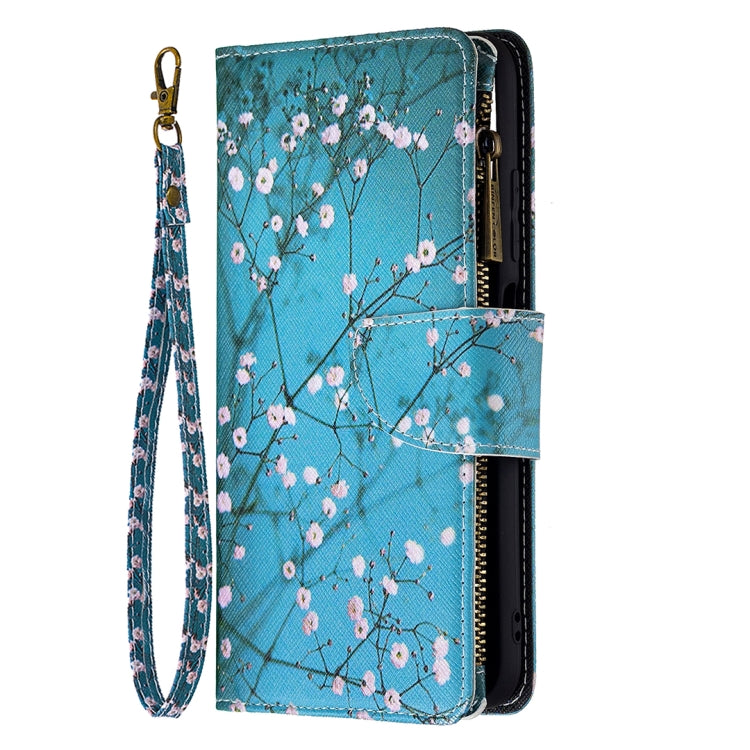 For Xiaomi Poco M3 Pro / Redmi Note 10 5G Colored Drawing Pattern Zipper Horizontal Flip Leather Case with Holder & Card Slots & Wallet
