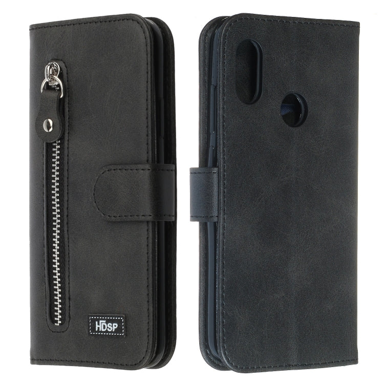 For Xiaomi Redmi 6 Pro / A2 Lite Zipper Horizontal Flip Leather Case with Wallet & Holder & Card Slots