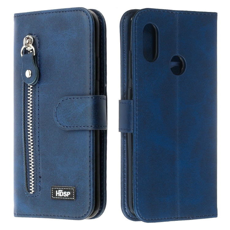 For Xiaomi Redmi 6 Pro / A2 Lite Zipper Horizontal Flip Leather Case with Wallet & Holder & Card Slots