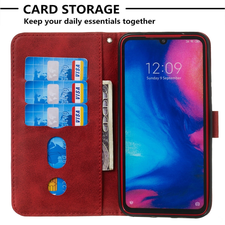 For Xiaomi Redmi 7 / Y3 Zipper Horizontal Flip Leather Case with Wallet & Holder & Card Slots