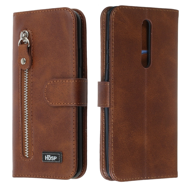 For Xiaomi Redmi K20 / Mi 9T Zipper Horizontal Flip Leather Case with Wallet & Holder & Card Slots