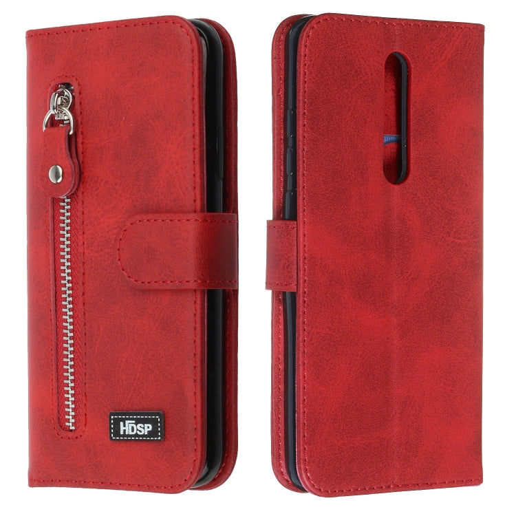 For Xiaomi Redmi K20 / Mi 9T Zipper Horizontal Flip Leather Case with Wallet & Holder & Card Slots