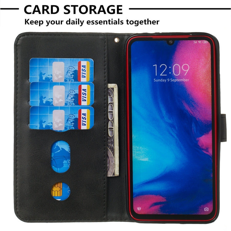 For Xiaomi Redmi Note 7 Zipper Horizontal Flip Leather Case with Wallet & Holder & Card Slots