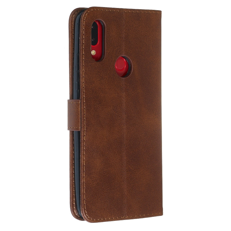 For Xiaomi Redmi Note 7 Zipper Horizontal Flip Leather Case with Wallet & Holder & Card Slots