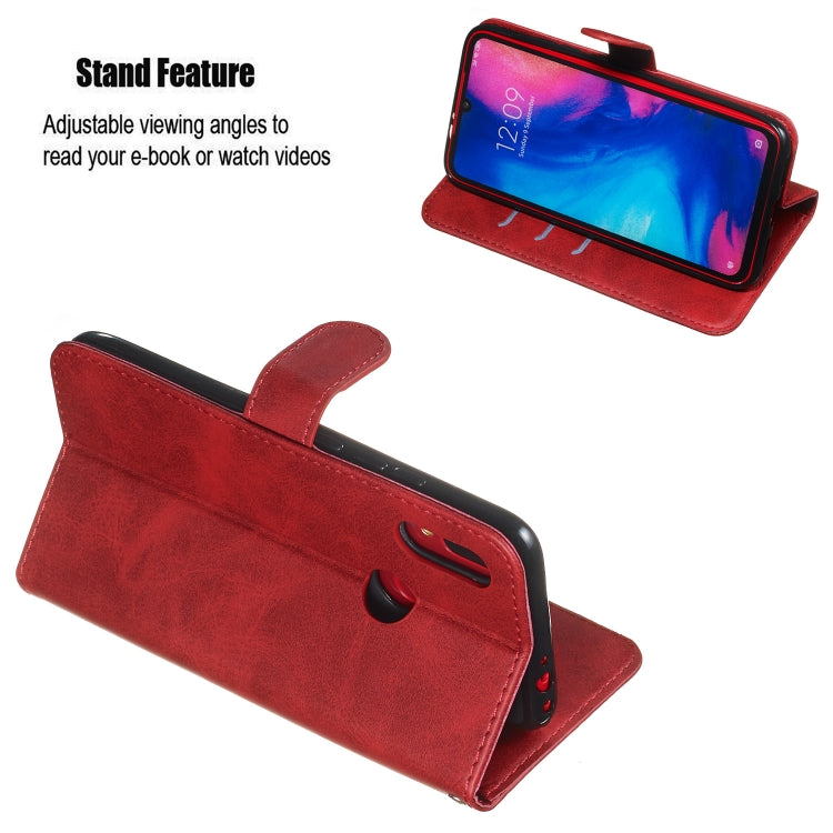 For Xiaomi Redmi Note 7 Zipper Horizontal Flip Leather Case with Wallet & Holder & Card Slots
