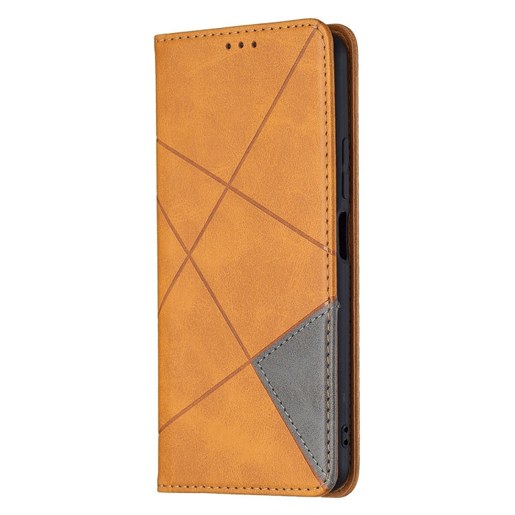For Xiaomi Mi 11 Lite Rhombus Texture Horizontal Flip Magnetic Leather Case with Holder & Card Slots