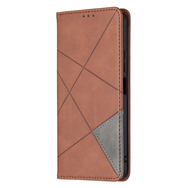 For Xiaomi Mi 11 Lite Rhombus Texture Horizontal Flip Magnetic Leather Case with Holder & Card Slots