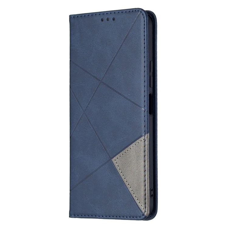 For Xiaomi Mi 11 Lite Rhombus Texture Horizontal Flip Magnetic Leather Case with Holder & Card Slots