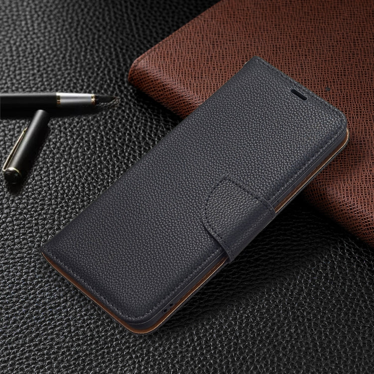 For Xiaomi Mi 11 Lite Litchi Texture Pure Color Horizontal Flip Leather Case with Holder & Card Slots & Wallet & Lanyard