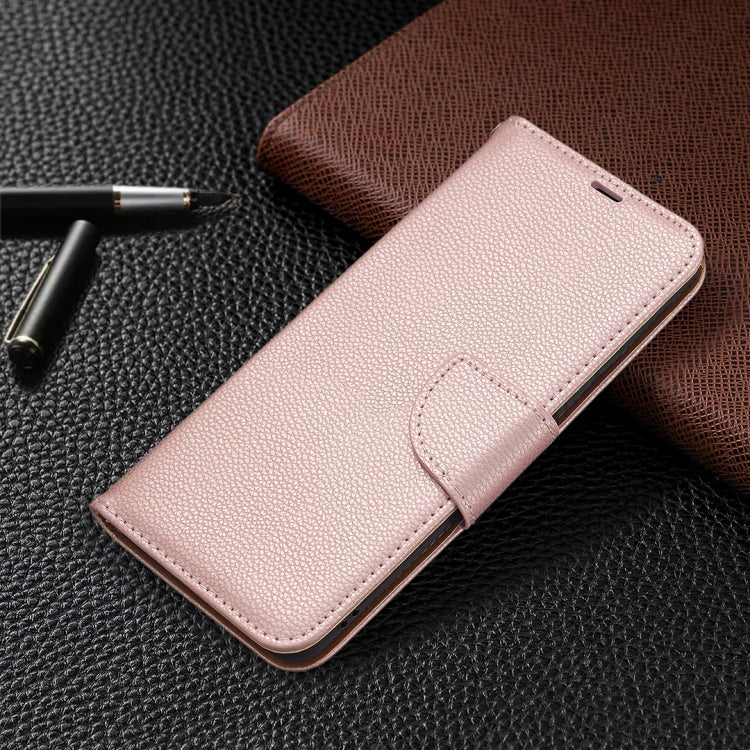 For Xiaomi Mi 11 Lite Litchi Texture Pure Color Horizontal Flip Leather Case with Holder & Card Slots & Wallet & Lanyard