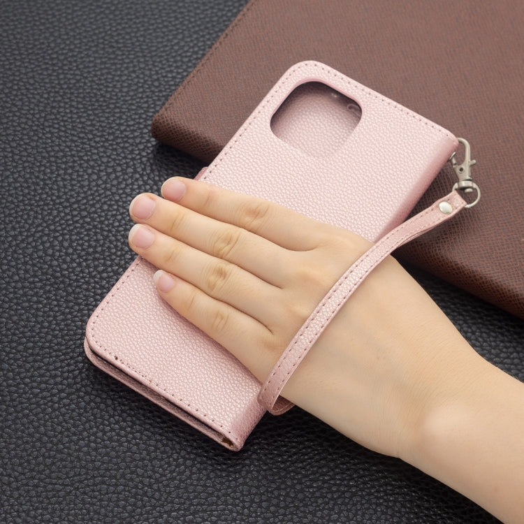 For Xiaomi Mi 11 Lite Litchi Texture Pure Color Horizontal Flip Leather Case with Holder & Card Slots & Wallet & Lanyard