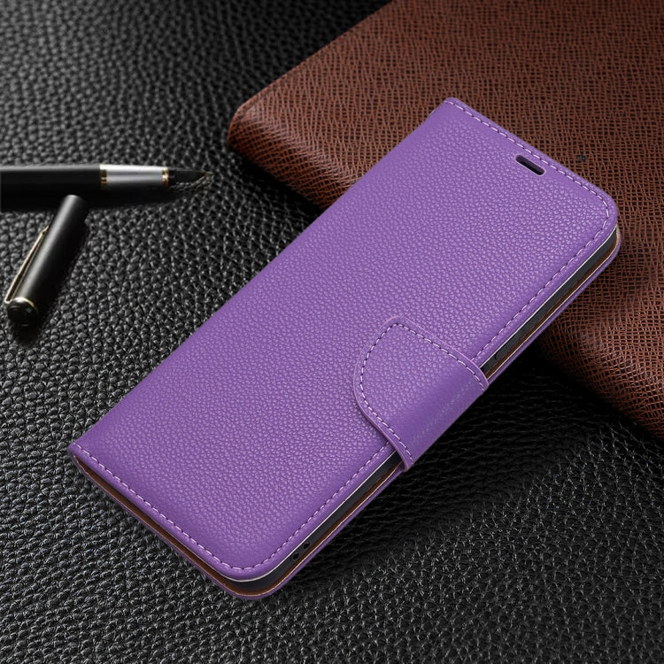 For Xiaomi Mi 11 Lite Litchi Texture Pure Color Horizontal Flip Leather Case with Holder & Card Slots & Wallet & Lanyard