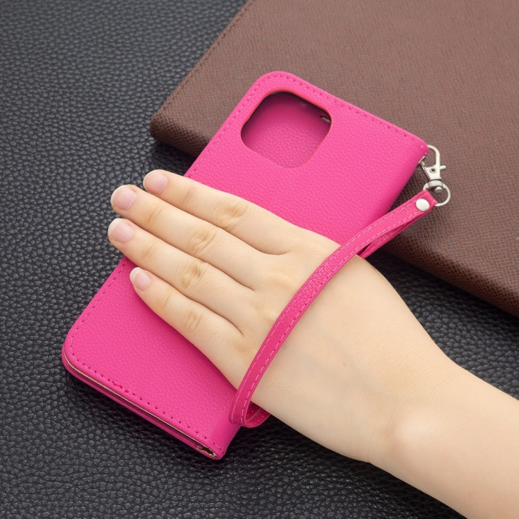 For Xiaomi Mi 11 Lite Litchi Texture Pure Color Horizontal Flip Leather Case with Holder & Card Slots & Wallet & Lanyard