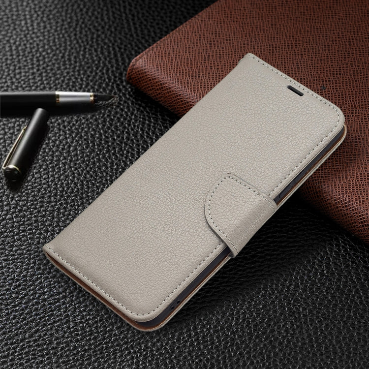 For Xiaomi Mi 11 Lite Litchi Texture Pure Color Horizontal Flip Leather Case with Holder & Card Slots & Wallet & Lanyard