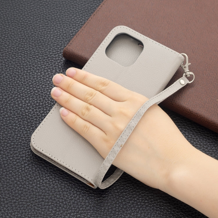 For Xiaomi Mi 11 Lite Litchi Texture Pure Color Horizontal Flip Leather Case with Holder & Card Slots & Wallet & Lanyard