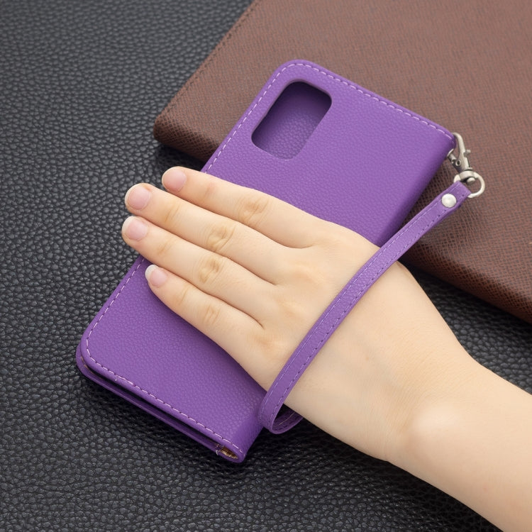 For Xiaomi Poco M3 Pro / Redmi Note 10 5G Litchi Texture Pure Color Horizontal Flip Leather Case with Holder & Card Slots & Wallet & Lanyard