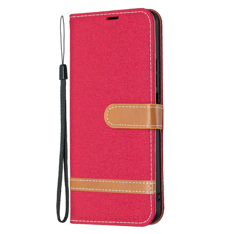 For Xiaomi Mi 11 Lite Color Matching Denim Texture Horizontal Flip Leather Case with Holder & Card Slots & Wallet & Lanyard