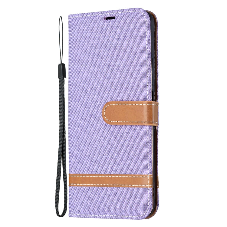 For Xiaomi Mi 11 Lite Color Matching Denim Texture Horizontal Flip Leather Case with Holder & Card Slots & Wallet & Lanyard