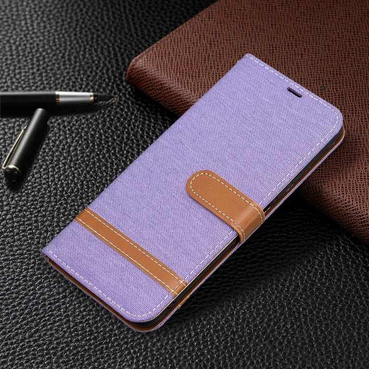 For Xiaomi Mi 11 Lite Color Matching Denim Texture Horizontal Flip Leather Case with Holder & Card Slots & Wallet & Lanyard