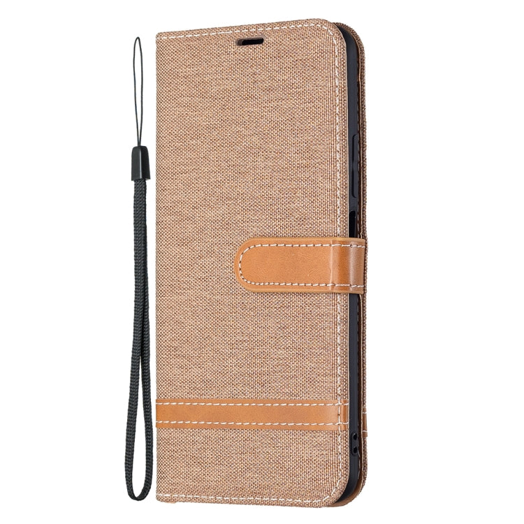 For Xiaomi Mi 11 Lite Color Matching Denim Texture Horizontal Flip Leather Case with Holder & Card Slots & Wallet & Lanyard