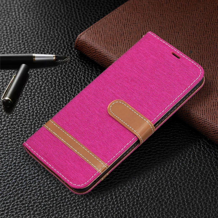 For Xiaomi Mi 11 Lite Color Matching Denim Texture Horizontal Flip Leather Case with Holder & Card Slots & Wallet & Lanyard
