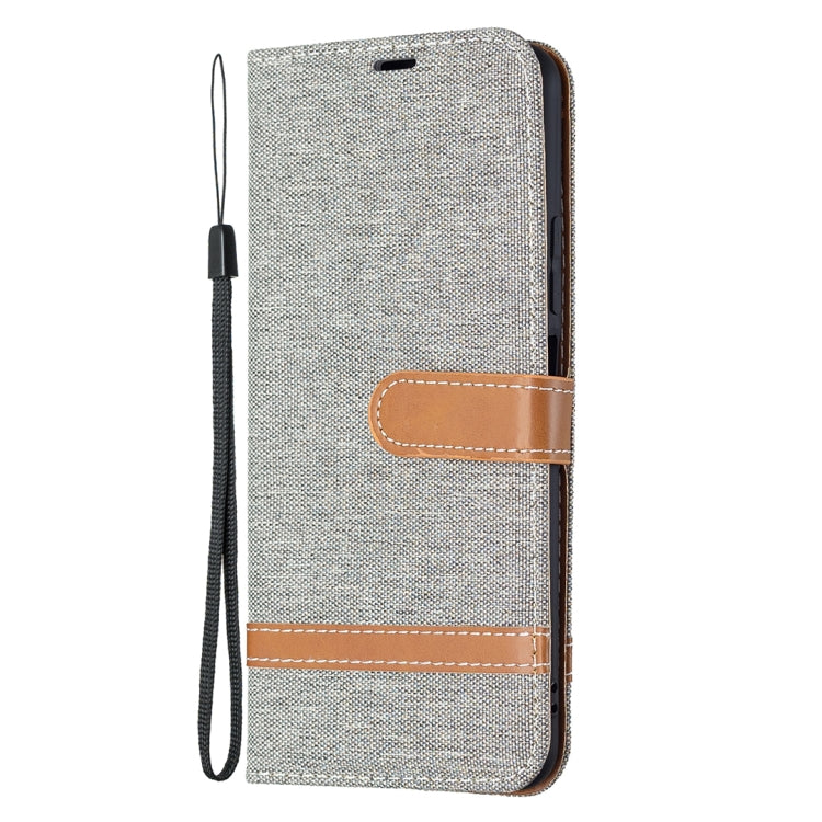 For Xiaomi Mi 11 Lite Color Matching Denim Texture Horizontal Flip Leather Case with Holder & Card Slots & Wallet & Lanyard