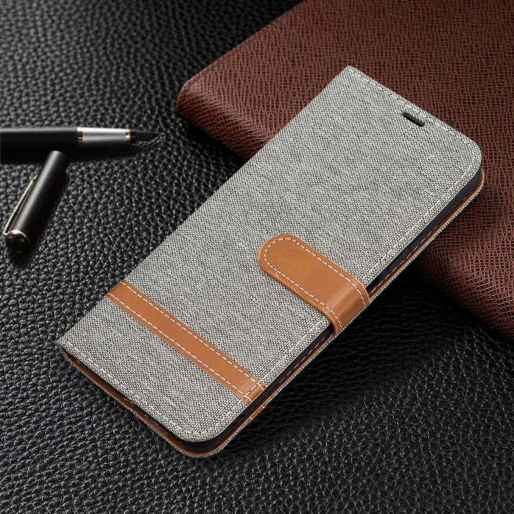 For Xiaomi Mi 11 Lite Color Matching Denim Texture Horizontal Flip Leather Case with Holder & Card Slots & Wallet & Lanyard