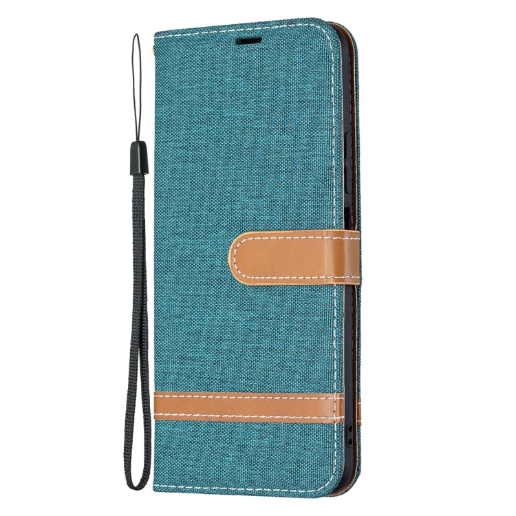 For Xiaomi Mi 11 Lite Color Matching Denim Texture Horizontal Flip Leather Case with Holder & Card Slots & Wallet & Lanyard
