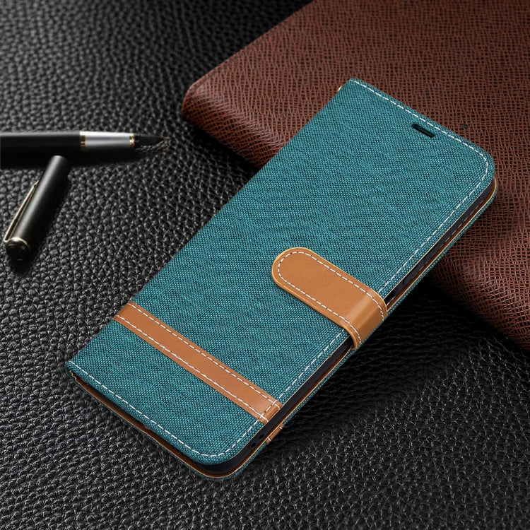 For Xiaomi Mi 11 Lite Color Matching Denim Texture Horizontal Flip Leather Case with Holder & Card Slots & Wallet & Lanyard