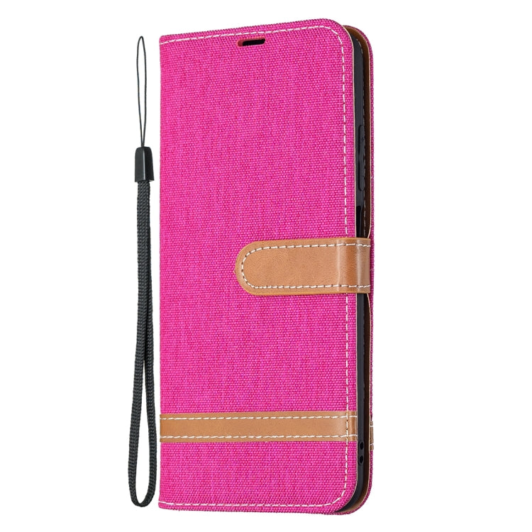 For Xiaomi Poco M3 Pro / Redmi Note 10 5G Color Matching Denim Texture Horizontal Flip Leather Case with Holder & Card Slots & Wallet & Lanyard