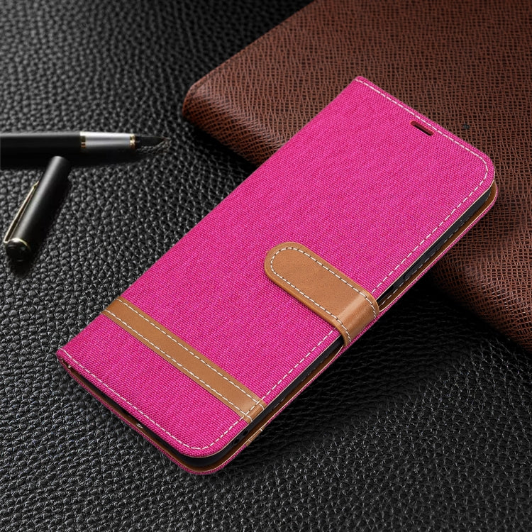 For Xiaomi Poco M3 Pro / Redmi Note 10 5G Color Matching Denim Texture Horizontal Flip Leather Case with Holder & Card Slots & Wallet & Lanyard