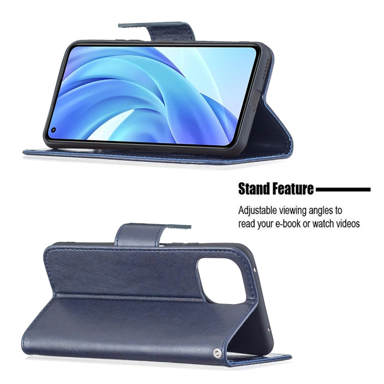 For Xiaomi Mi 11 Lite Embossing Two Butterflies Pattern Horizontal Flip PU Leather Case with Holder & Card Slot & Wallet & Lanyard