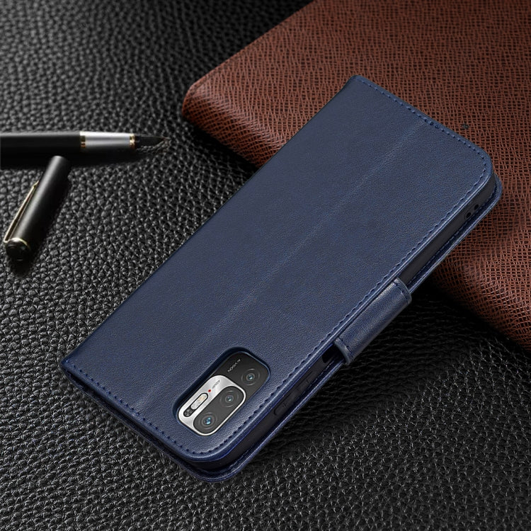 For Xiaomi Poco M3 Pro / Redmi Note 10 5G Embossing Two Butterflies Pattern Horizontal Flip PU Leather Case with Holder & Card Slot & Wallet & Lanyard