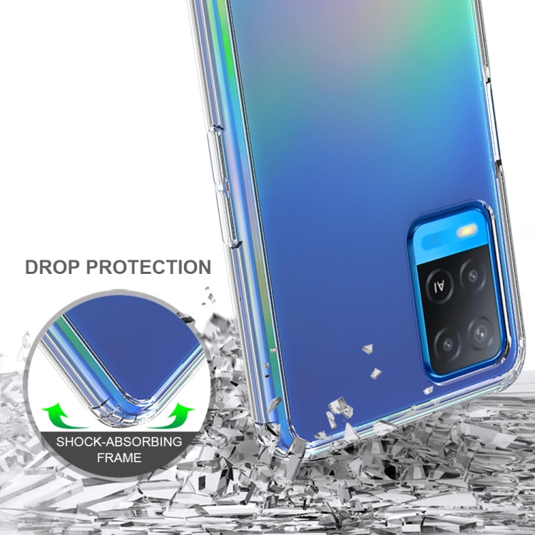For OPPO A54 4G Shockproof Scratchproof TPU + Acrylic Protective Case