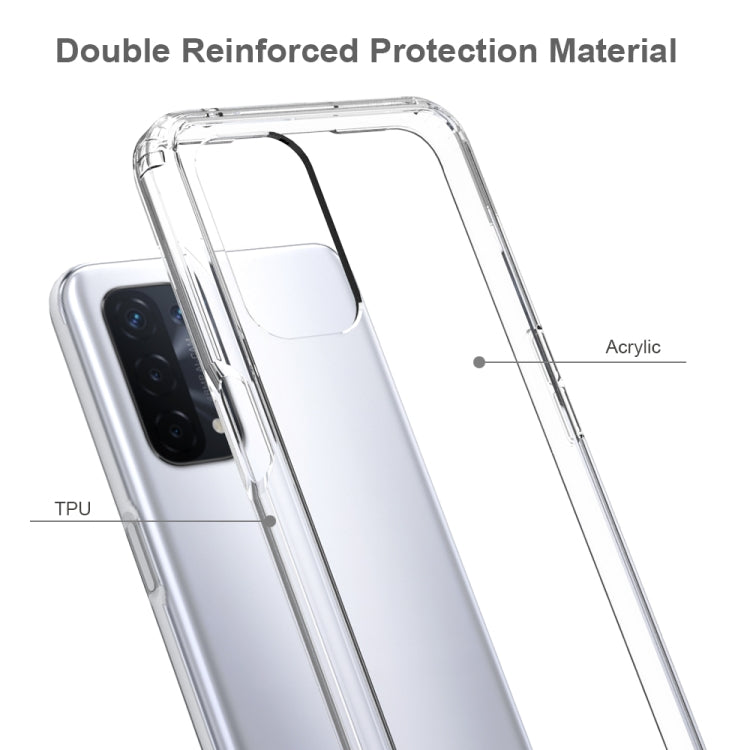 For OPPO A74 5G / A54 5G Shockproof Scratchproof TPU + Acrylic Protective Case