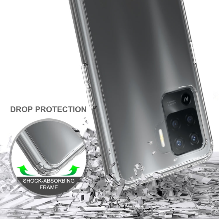 For OPPO A94 4G Shockproof Scratchproof TPU + Acrylic Protective Case