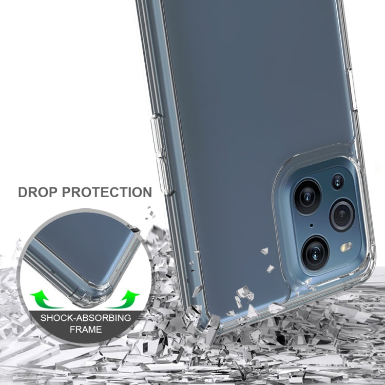 For OPPO Find X3 / X3 Pro Shockproof Scratchproof TPU + Acrylic Protective Case