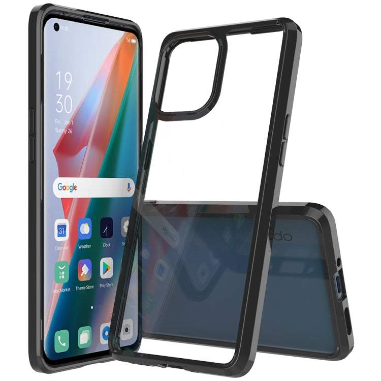 For OPPO Find X3 / X3 Pro Shockproof Scratchproof TPU + Acrylic Protective Case