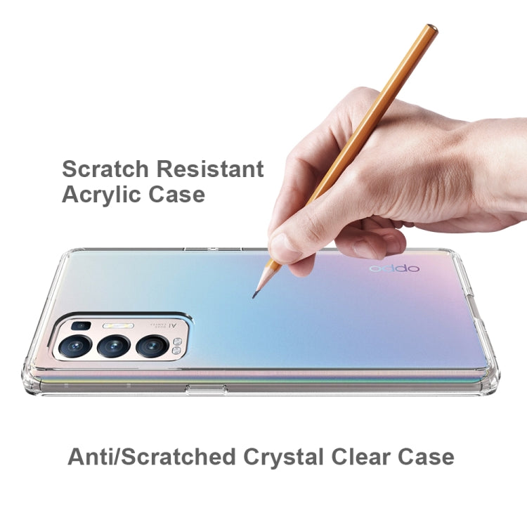 For OPPO Find X3 Neo Shockproof Scratchproof TPU + Acrylic Protective Case