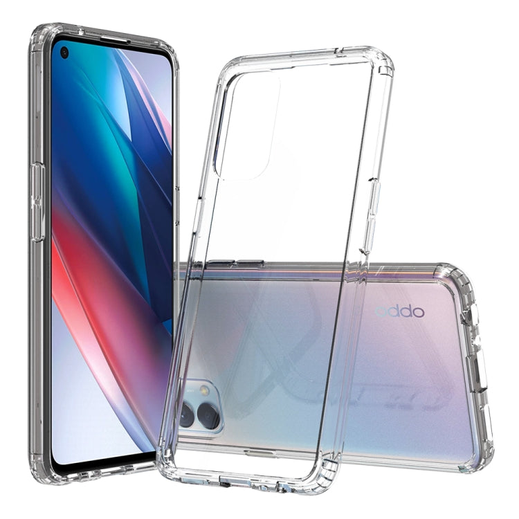 For OPPO Find X3 Lite Shockproof Scratchproof TPU + Acrylic Protective Case