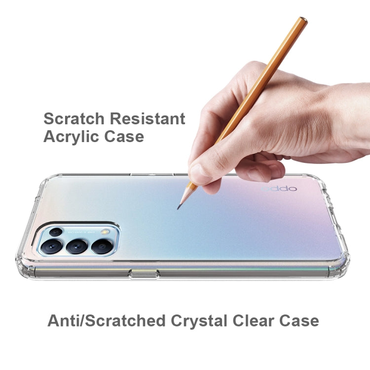 For OPPO Find X3 Lite Shockproof Scratchproof TPU + Acrylic Protective Case
