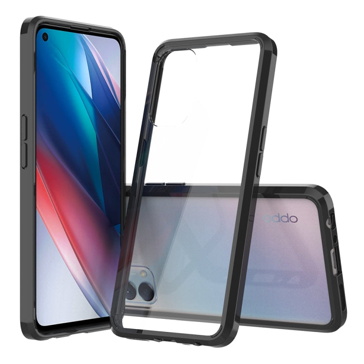 For OPPO Find X3 Lite Shockproof Scratchproof TPU + Acrylic Protective Case