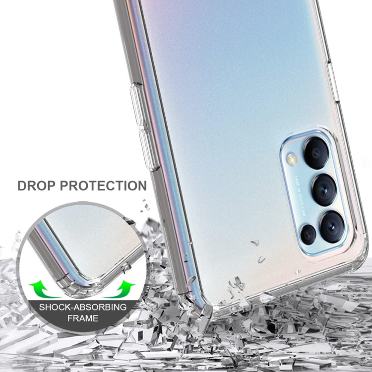 For OPPO Find X3 Lite Shockproof Scratchproof TPU + Acrylic Protective Case