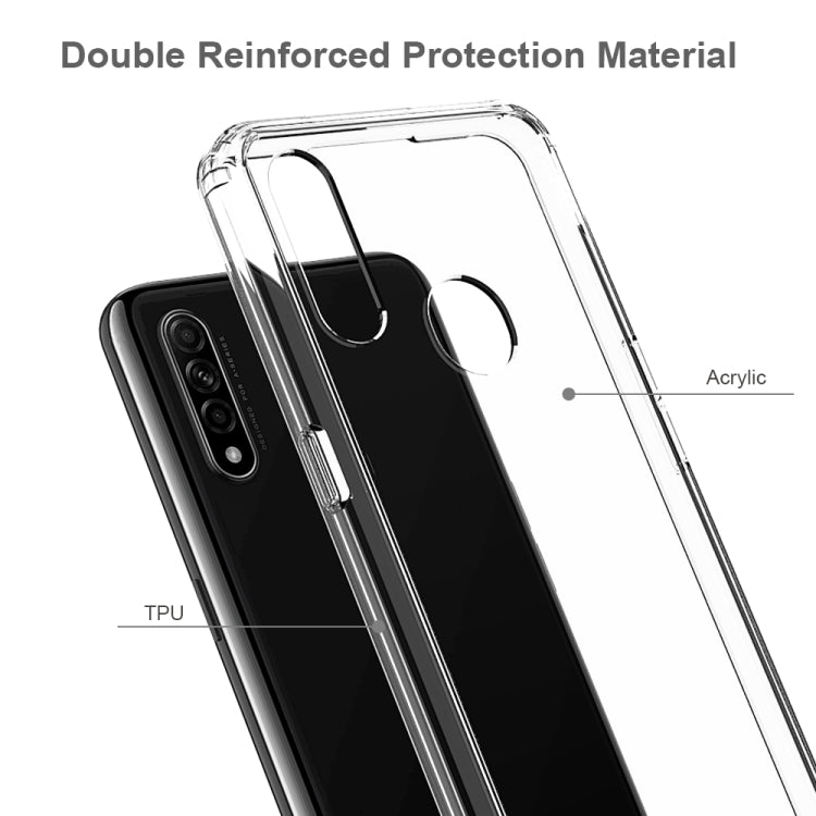For OPPO A31 Shockproof Scratchproof TPU + Acrylic Protective Case