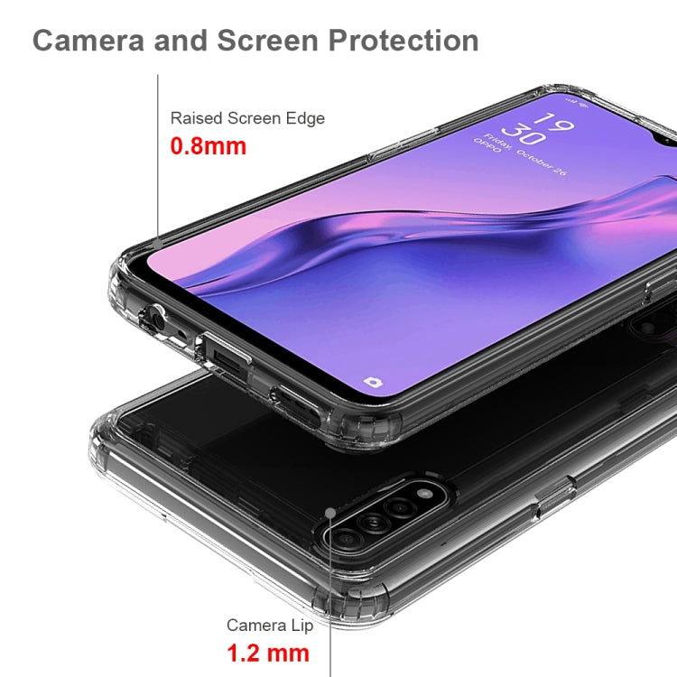 For OPPO A31 Shockproof Scratchproof TPU + Acrylic Protective Case